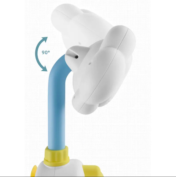 Baby Manual Shower Head Sprayer, Cloud Design Press Type Plastic Shower, Bathroom Children Water Sprinkle Game Toys Baby Manual Shower Head Sprayer, Cloud Design Press Type Plastic Shower, Bathroom Children Water Sprinkle Game Toys